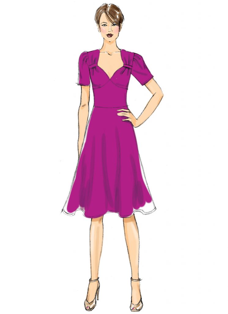 Butterick B6380 Dress Pattern – Charm Patterns