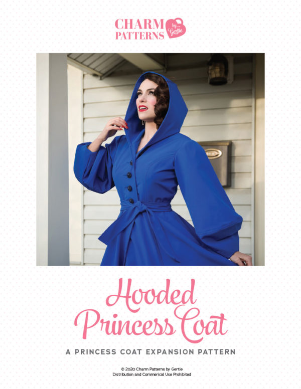 Hooded Princess Coat Expansion Patreon pattern by Gertie