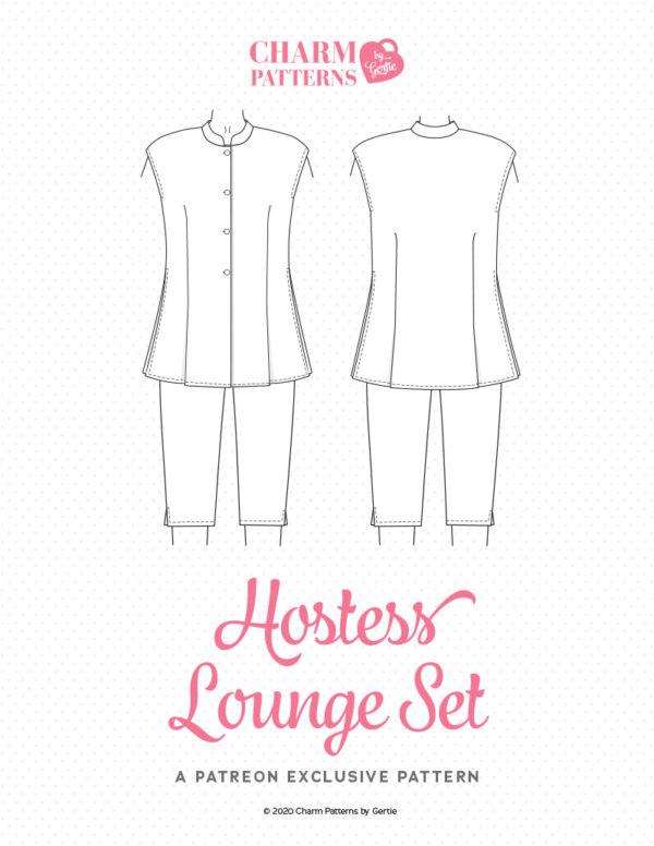 Hostess Lounge Set Patreon pattern by Gertie