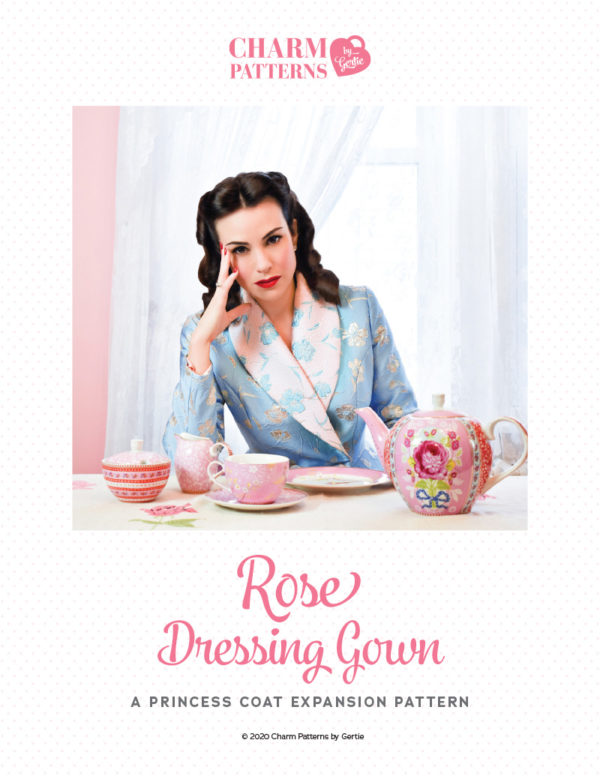Rose Dressing Gown Patreon pattern by Gertie