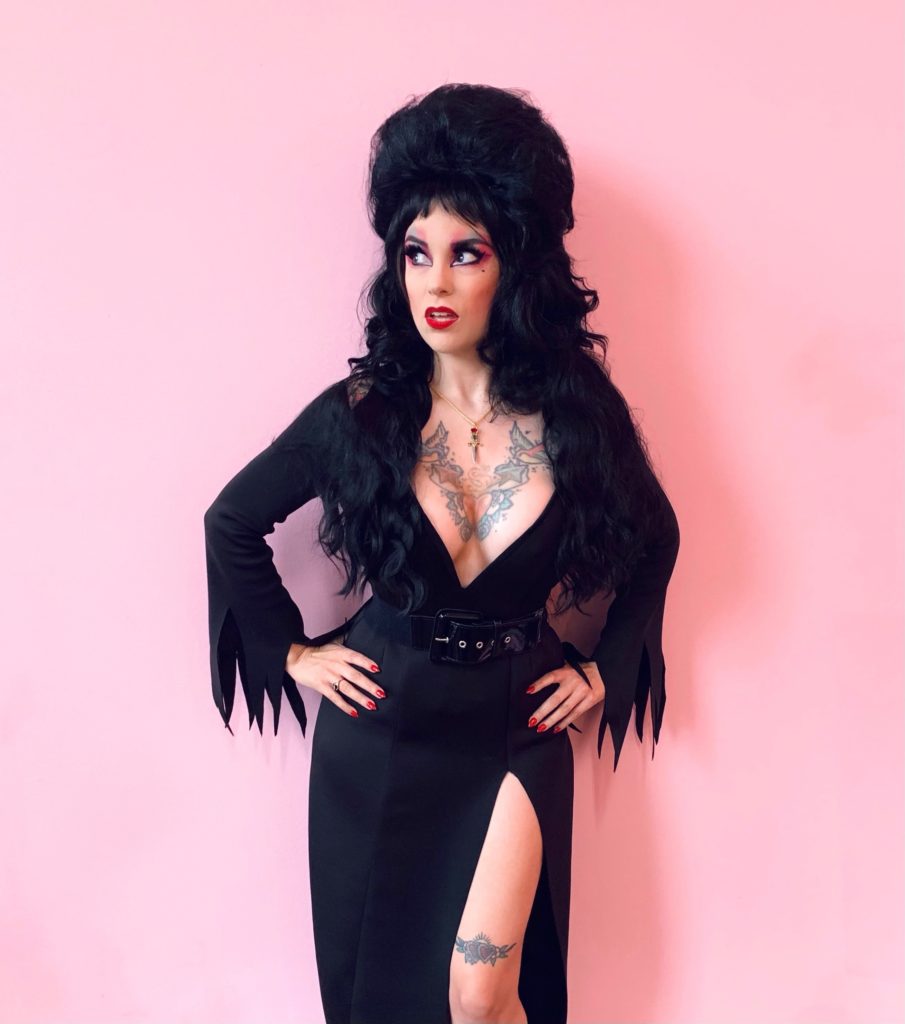 Elvira inspired dress