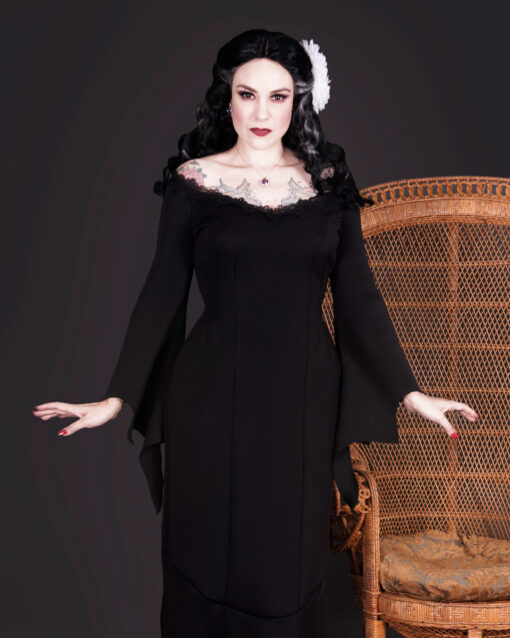 Halloween Extravaganza Day 8: Morticia Gown Tips and Tricks – Charm ...