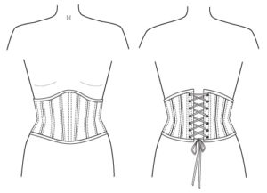 Waspie Corset Belt pattern - Charm Patterns