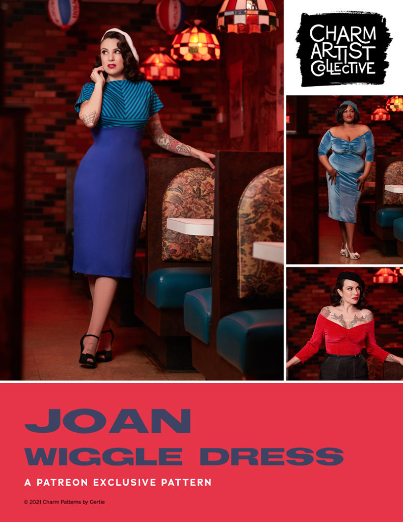 Joan Wiggle Dress pattern - Charm Patterns