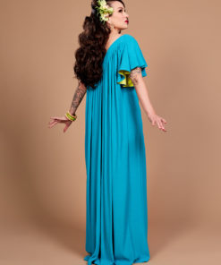 The Waterfall Dress from Charm Patterns, a vintage caftan inspired sewing pattern.