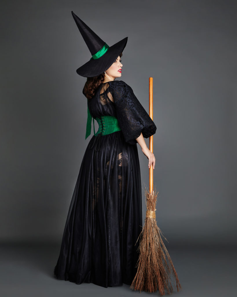 Halloween Pin-Up Witch Costume from Charm Patterns.