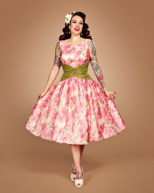 The Betty Dress vintage-inspired sewing pattern by Charm Patterns.