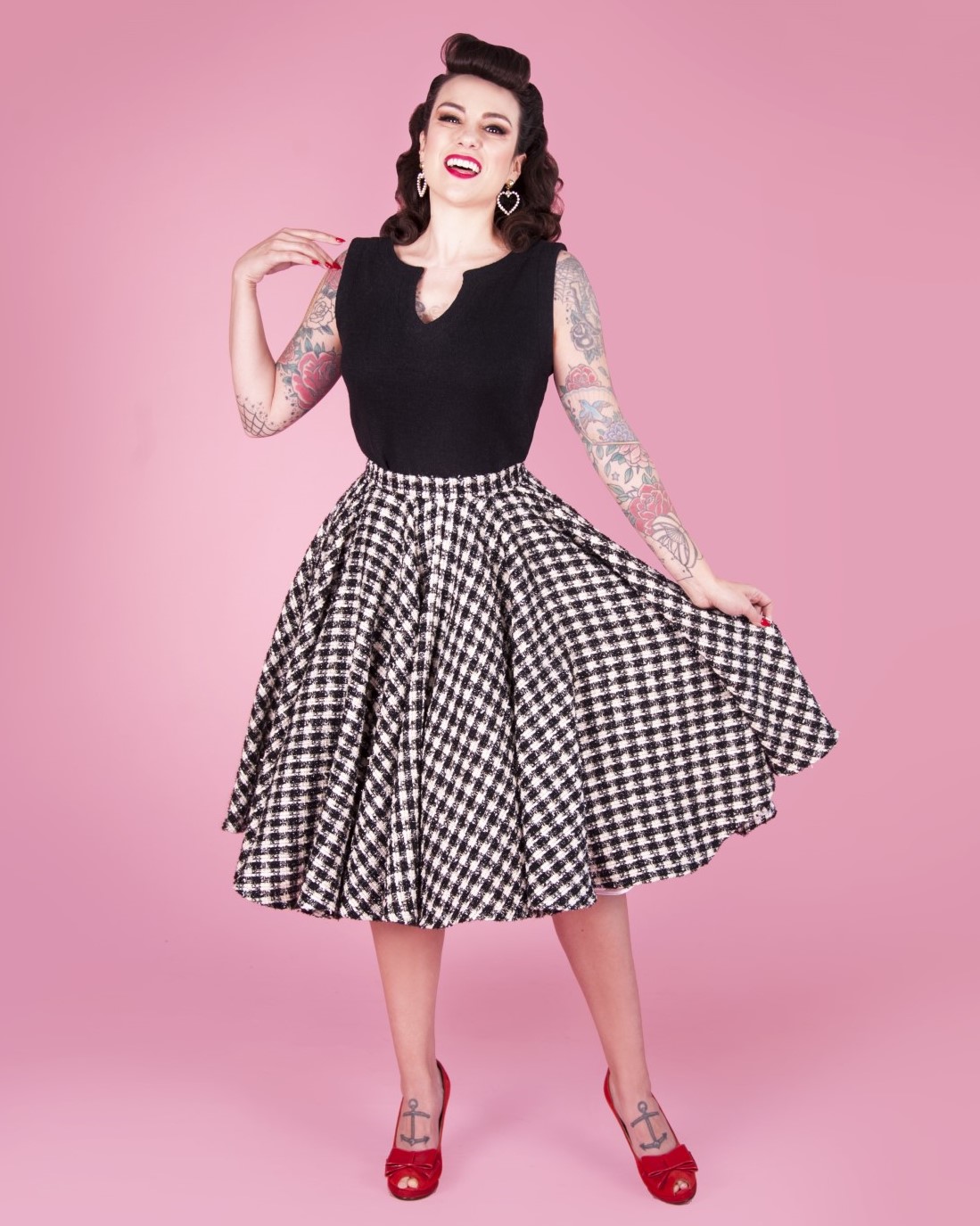 Freen Double Circle Skirt sewing pattern from Charm Patterns