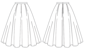 Millicent Skirt pattern - Charm Patterns