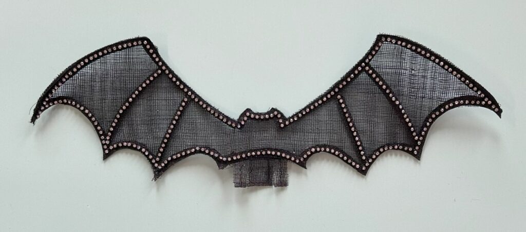 Charm Patterns Bat Fascinator hat for halloween sewing pattern costume