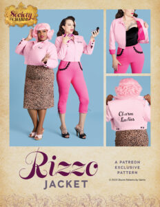 Rizzo Jacket sewing pattern from Charm Patterns by Gertie