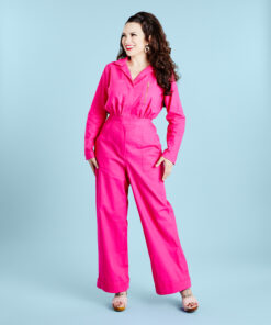 Rosie Jumpsuit vintage-inspired sewing pattern from Charm Patterns by Gertie.