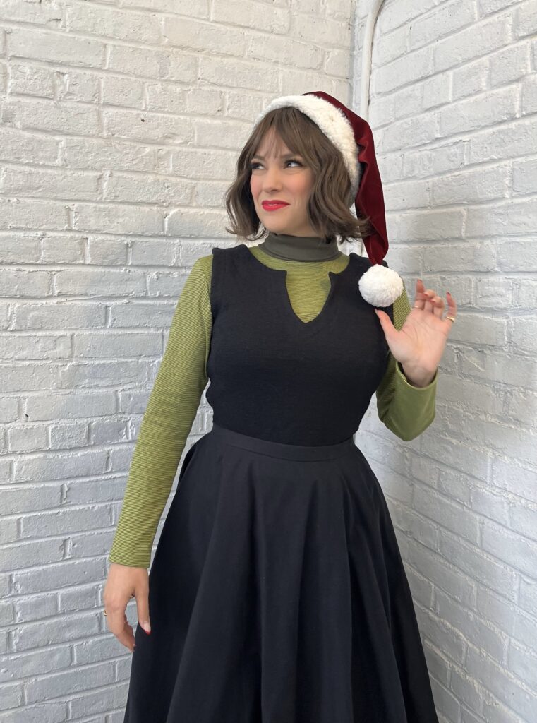 Christmas Carol holiday out fit from Charm Patterns