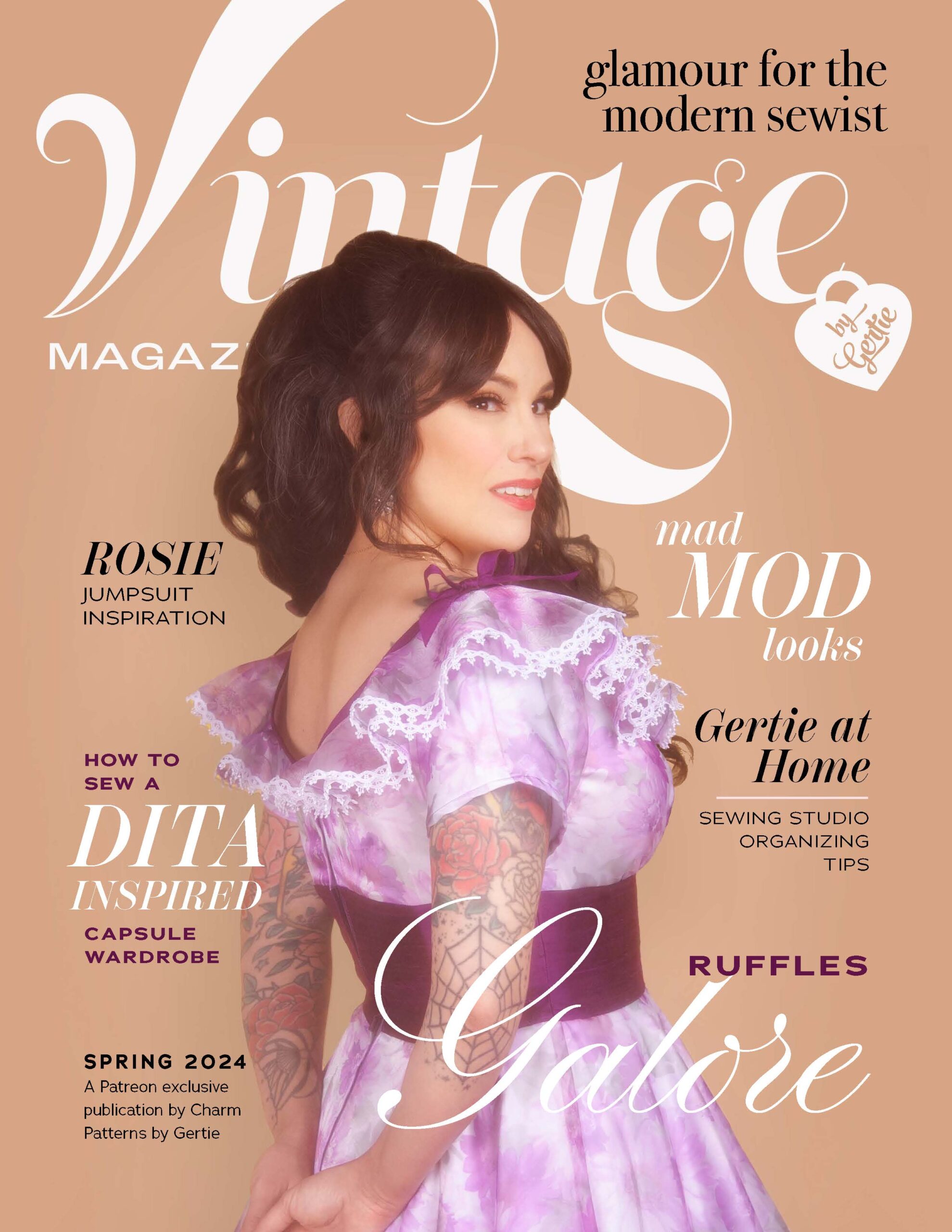 Vintage by Gertie Magazine issue 5 from Spring 2024.