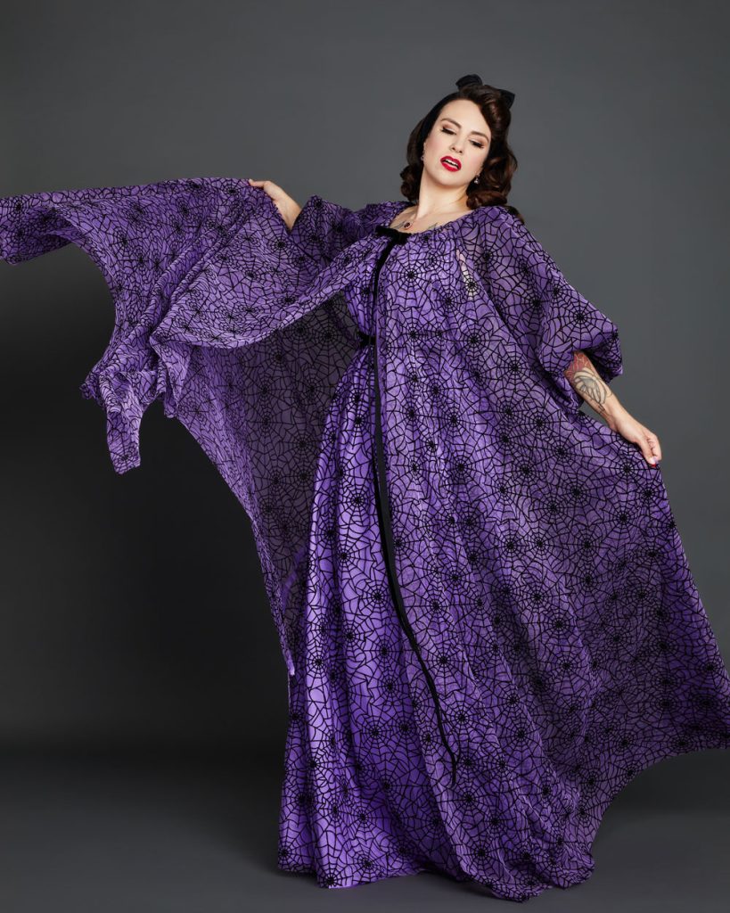 Frenchy Peignoir Robe and Nightie Set – Charm Patterns