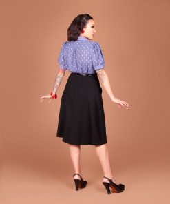 The 1940s-inspired Marlene Blouse sewing pattern from Charm Patterns by Gertie.