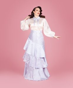 Katharine Skirt vintage-inspired sewing pattern from Charm Patterns.