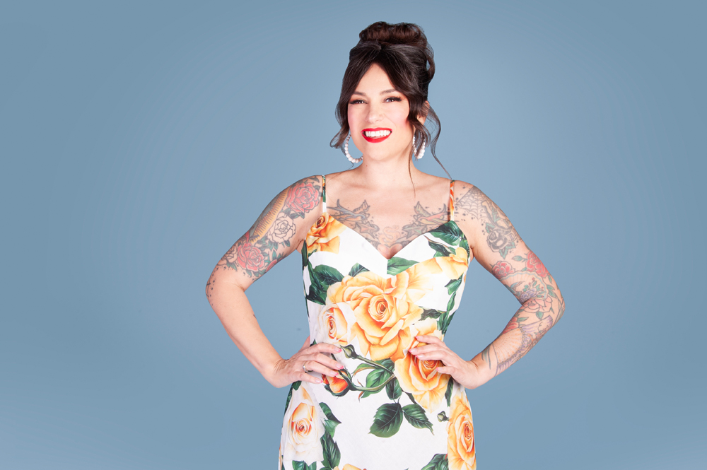 Charm Patterns Foundations Collection Slip sewing pattern sample in linen as a day dress