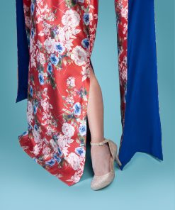 Calamity Chang wearing the Butterfly Dress sewing pattern from Charm Patterns.