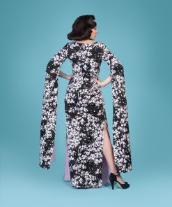 Gertie wearing the Butterfly Dress sewing pattern from Charm Patterns.