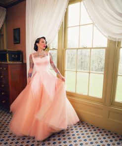 Gertie wearing the Etoile Bodice with the Etoile Skirt.