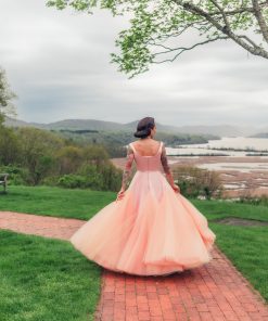 Gertie wearing the Etoile Bodice with the Etoile Skirt.