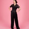 Gertie wearing the Yves Trousers sewing pattern from Charm Patterns.