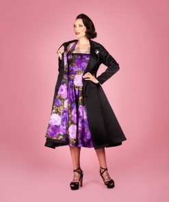 Gertie wearing the Charm Trench Coat sewing pattern