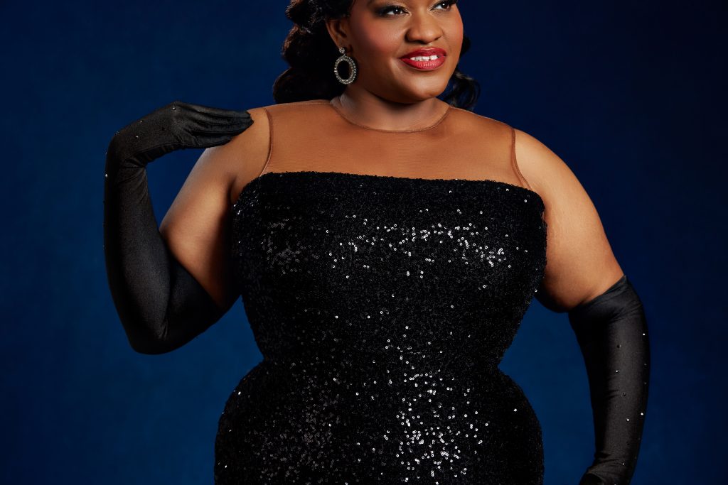 Susie wearing the Solo in the Spotlight Barbie dress.