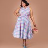 Susie wearing the Claire Dress Sleeveless Bodice expansion pattern.