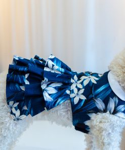 The Millie Dog Dress sewing pattern by Charm Patterns, worn by Millie.