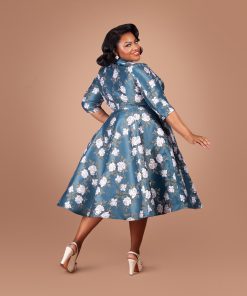 Susie wearing the Charm Princess Coatdress sewing pattern