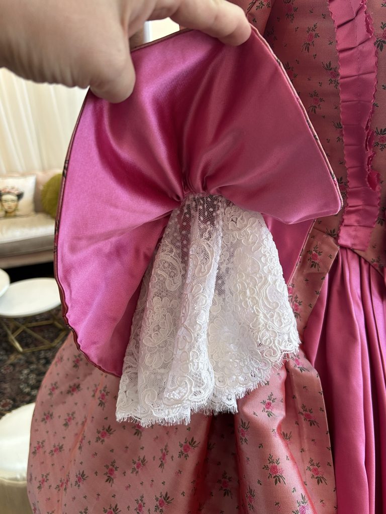 Marie Antoinette costume sleeve